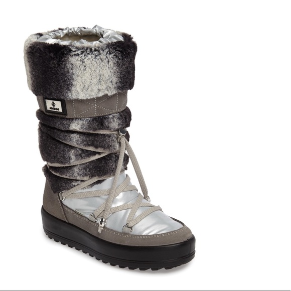 Jog Dog Shoes - JOG DOG Kitzbuhel Faux Fur Waterproof Quilted Boot